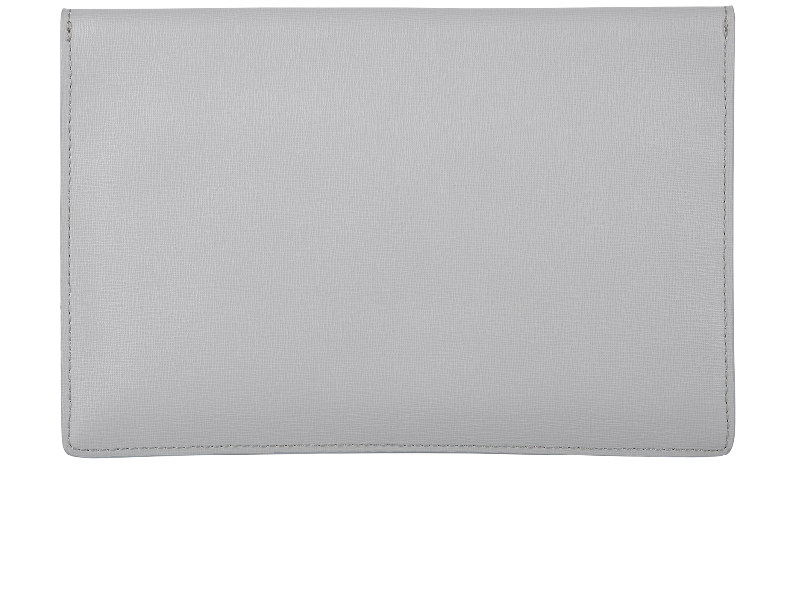 Envelope Clutch, &pound;90, Handbags, Grey, Leather, Back view